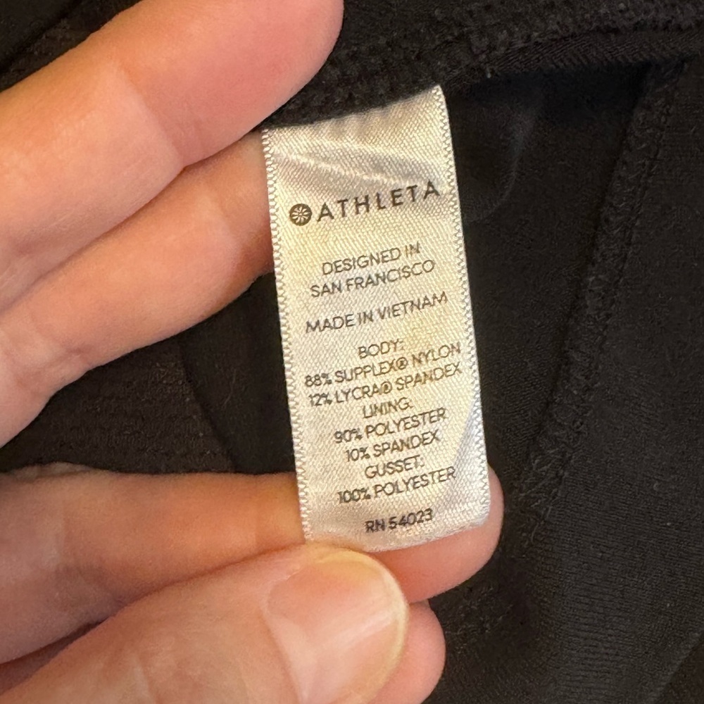 Athleta Women's Excursion Skort Skirt Black Large pockets 153396 Size XS - Picture 11 of 11